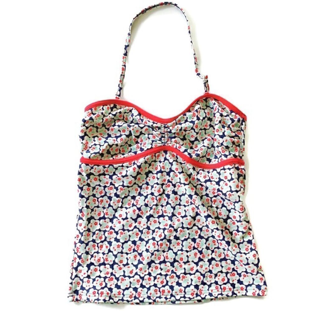 NWOT Johnnie B. Mini Boden Girls Floral Swim suit Top Tankini kids 15-16Y